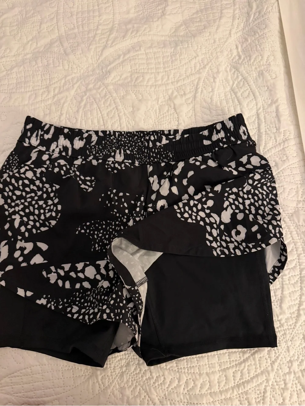 DSG Women’s Patterned Athletic Shorts with Spandex Lining